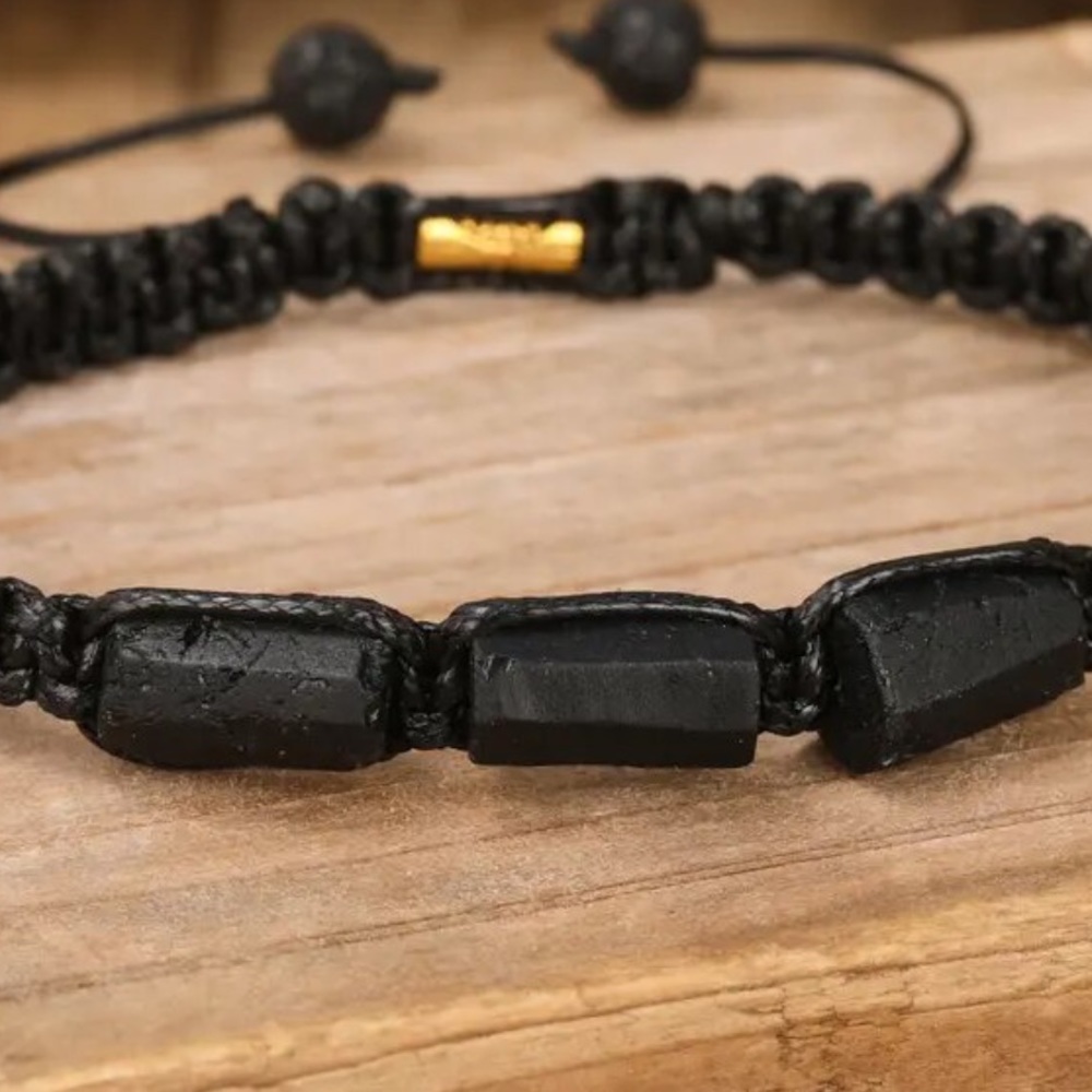 PROTECTION Black tourmaline bracelet - Picture 2 of 2